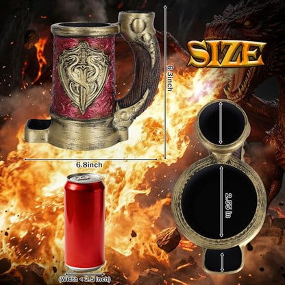Dice Tower Mug DND Dice Rolling Tower with 7 PCS Dice Set