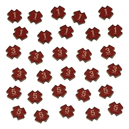 Wound Tokens Compatible with Warhammer (29.99 Count)