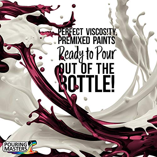 Pouring Masters Romance Novel Red Ready to Pour Acrylic Pouring Paint (8 Fl Oz)