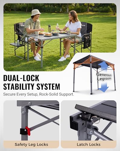 Heavy Duty Folding Camping Table