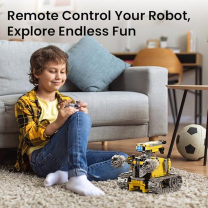 Robot Building Kit with APP & Remote Control Gifts for Boys 8