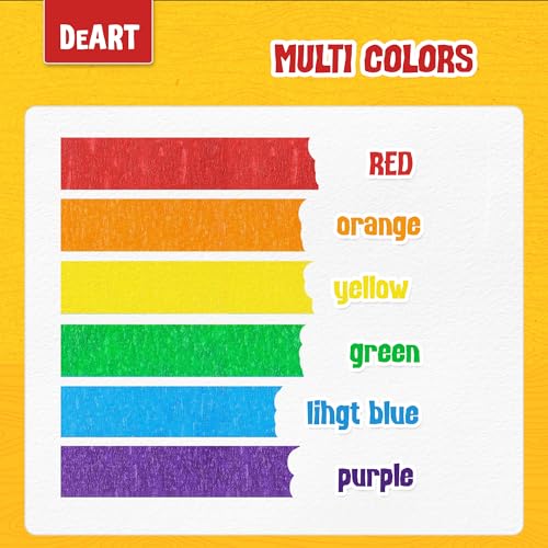 Colored Masking Tape Painters Tape 12 or 8 Pack 1 inch or 0.6 Inches Kids Arts Craft Supplies Coding Whiteboard Dry Erase Board Tape Thin Paper Tape Paint Tape No Residue Easy Removal DIY Crafts Arts (6 Count)