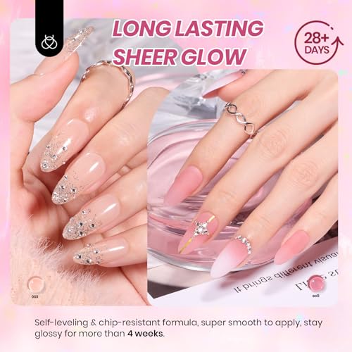 Beetles Nude Pink Gel Nail Polish Set