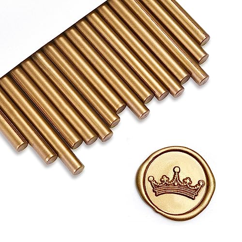 Mini Glue Gun Sealing Wax Sticks for Wax Seal Stamp (16 Count)
