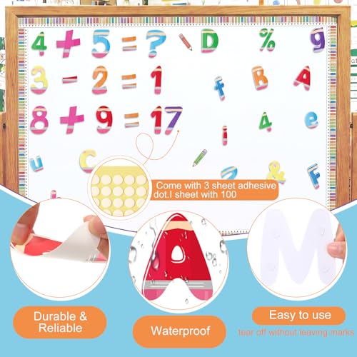 221 Pcs Colorful Pencil Bulletin Board Letters for Classroom (221 Count)