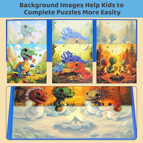 Magnetic Puzzles for Toddlers 3 (41 Count)