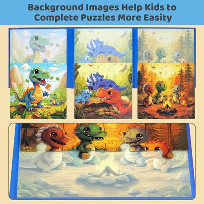 Magnetic Puzzles for Toddlers 3 (41 Count)
