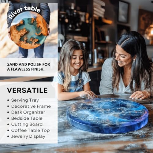 Premium Round Resin Table Silicone Mold 10"x2"