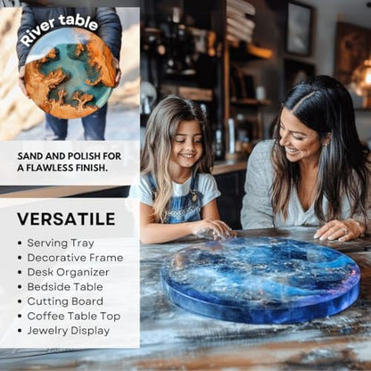 Premium Round Resin Table Silicone Mold 10"x2"