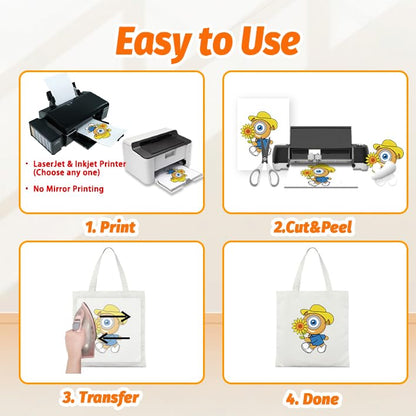 Heat Transfer Paper for Laser & Inkjet Printer