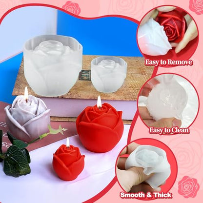 Rose Candles Molds