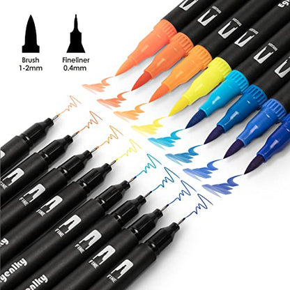 Colored Markers for Adult Coloring (36 Count)