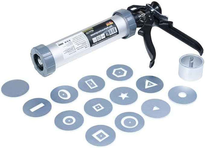 Clay Extruder, Clay Gun Tool is Assigned 13 Different Discs, Hand-Held Clay Extruder Gun for Sculpturing and Crafting