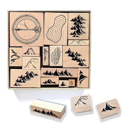 Fantasy Map Making Stamp Kit (16 Count)