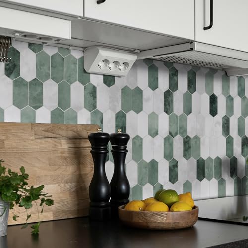 10 Sheet Peel and Stick Backsplash (9.68 Sq Ft)