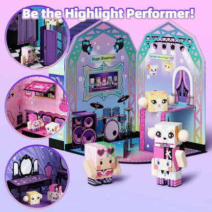 Magnetic Doll House Playset for Girls Ages 3+