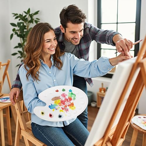 14 Well Oval Paint Palette (2 Count)