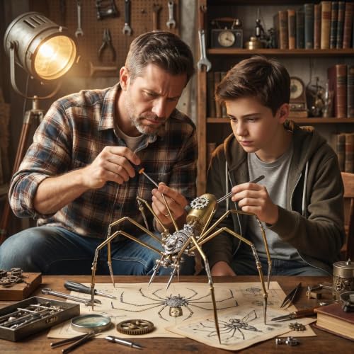 Retro Steampunk Mechanical Insect Craft