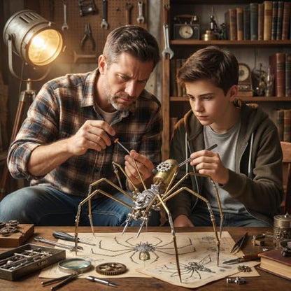 Retro Steampunk Mechanical Insect Craft