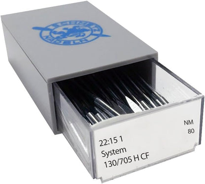 SCHMETZ Chrome Universal Household Sewing Machine Needles, Size 80/12, Bulk