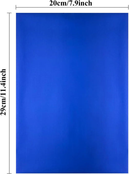 Briartw 20x29cm Hot Foil Paper 50 Sheets Pack Toner Reactive Foil Hot Stamping Foil Paper by Laser Printer and Laminator for Scrapbooking Craft Cardmaking DIY Album (Royal Blue, 100 Sheets)