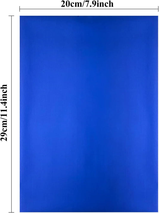 Briartw 20x29cm Hot Foil Paper 50 Sheets Pack Toner Reactive Foil Hot Stamping Foil Paper by Laser Printer and Laminator for Scrapbooking Craft Cardmaking DIY Album (Royal Blue, 100 Sheets)