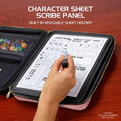 DND Binder Collector's Edition RPG Organizer Case with Built