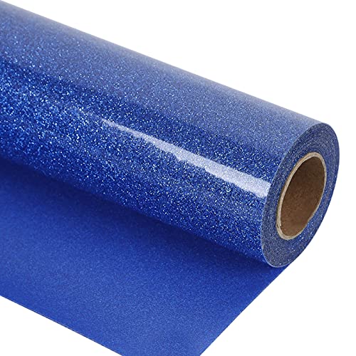 Glitter Blue Heat Transfer Vinyl HTV Rolls