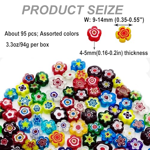 FlaEDFLIFE Flat Glass Millefiori for Mosaic Making Supplies