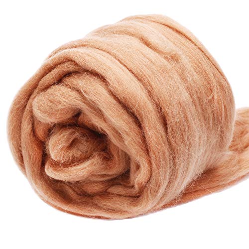 3.53oz Needle Felting Wool Roving Wool for Felting Wool Felting Supplies (3.5 Ounce)