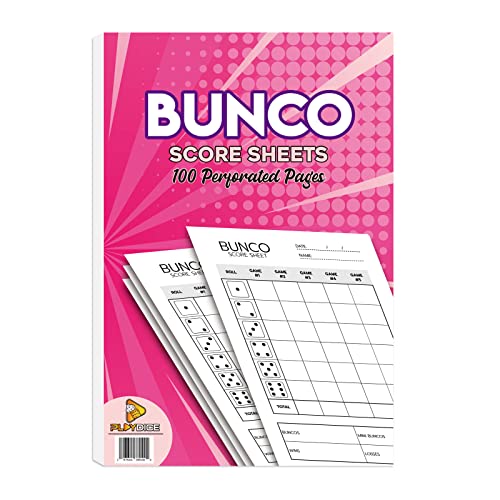 Bunco Score Sheets