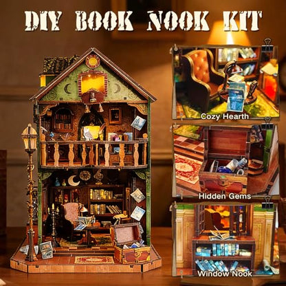 Book Nook DIY Miniature House Kit