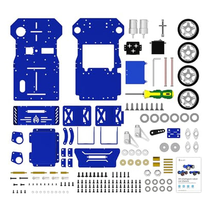 Smart Robot Ackermann Chassis Steering Suspension System