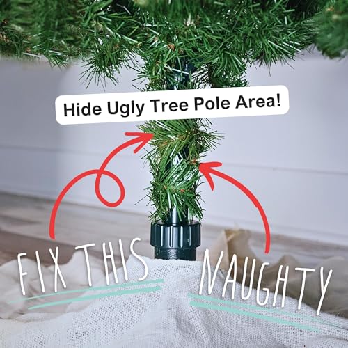 Realistic Brown Bark Artificial Xmas Tree Accessory