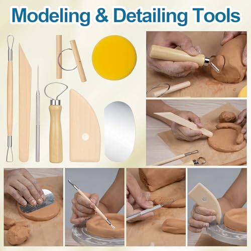 8 Pcs Polymer Clay Sculpting Tools Kit for Adults