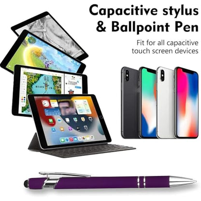 12 PCS 2 in 1 Stylus Ballpoint Pen with Stylus Tip (24 Count)