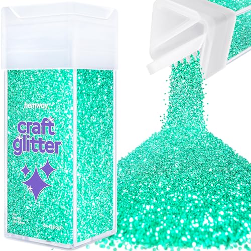 Craft Glitter Shaker Turquoise Blue 130g Fine (3.8 Ounce)