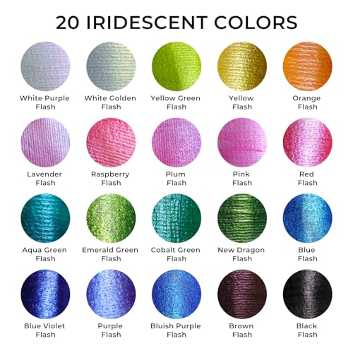 Iridescent Acrylic Paint Set (40 Fl Oz)
