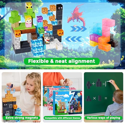 150PCS Magnetic Blocks (150 Count)