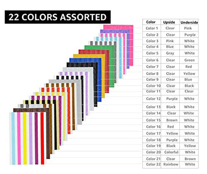 2244 Count 22 Colors Assorted
