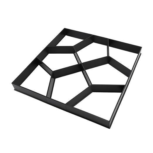 Yinhing Walk Maker 15.7 Inch ABS Reusable Pavement Concrete Maker Stepping Stone Paver Kit for Lawn Garden Patio Backyard Walkways DIY Outdoor Projects Versatile Stone for Elegant Pa