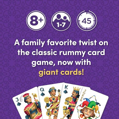 Five Crowns Giant Rummy Style Jumbo Card Game for Kids