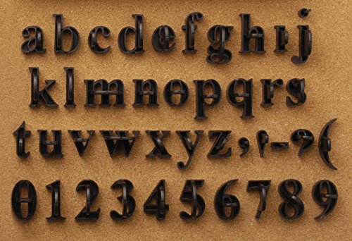 Press in Letters and Numbers Stone Concrete Stamps