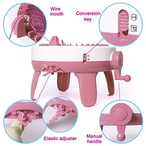 SENTRO 40 Needles Knitting Machine with Electric Adapter