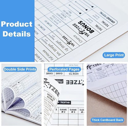Perforated Score Pads for Yahtzee (2 Count)