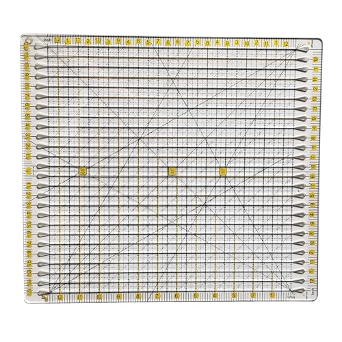 Quilting Template Ruler Slotted Rulers Sewing Quilt Strip Rulers Guides for Fabric Precise Cutting Quilting Patterns Supplies 12.5"x12.5"