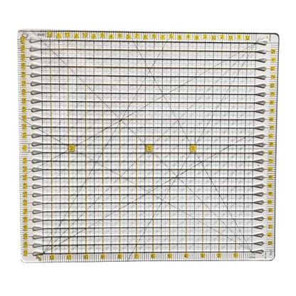 Quilting Template Ruler Slotted Rulers Sewing Quilt Strip Rulers Guides for Fabric Precise Cutting Quilting Patterns Supplies 12.5"x12.5"