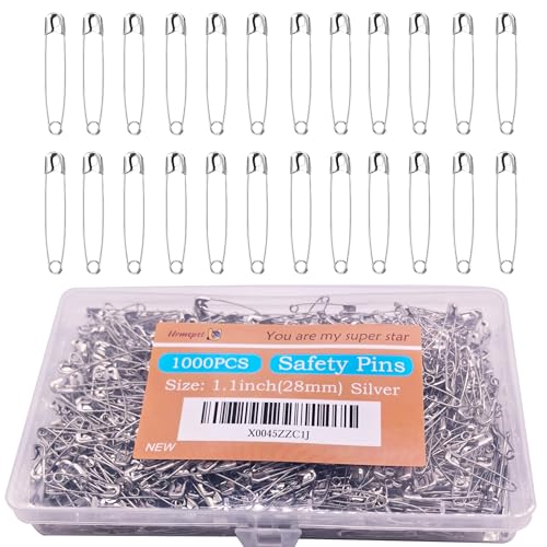 1000PCS Safety Pins (1000 Count)