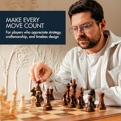 17 Inch Chess Checkers Backgammon Set for adults