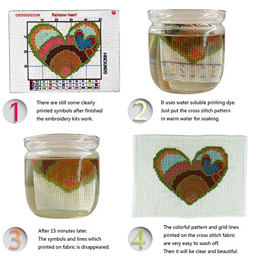 Cross Stitch Stamped Kits 11CT 13X11 inch Pre